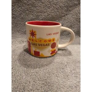 Starbucks Welcome to LAS VEGAS You Are Here City Mug 2015 Collection 14oz Coffee